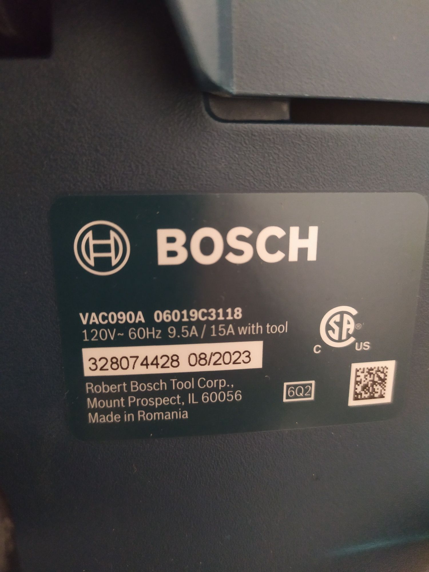 Пылесос Bosch VAC 090A. (110v)