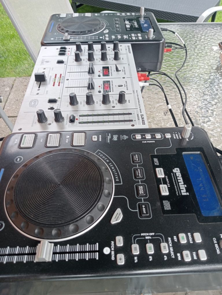 2x CD player Gemini RMX 40 oraz Mixer Behringer djx400