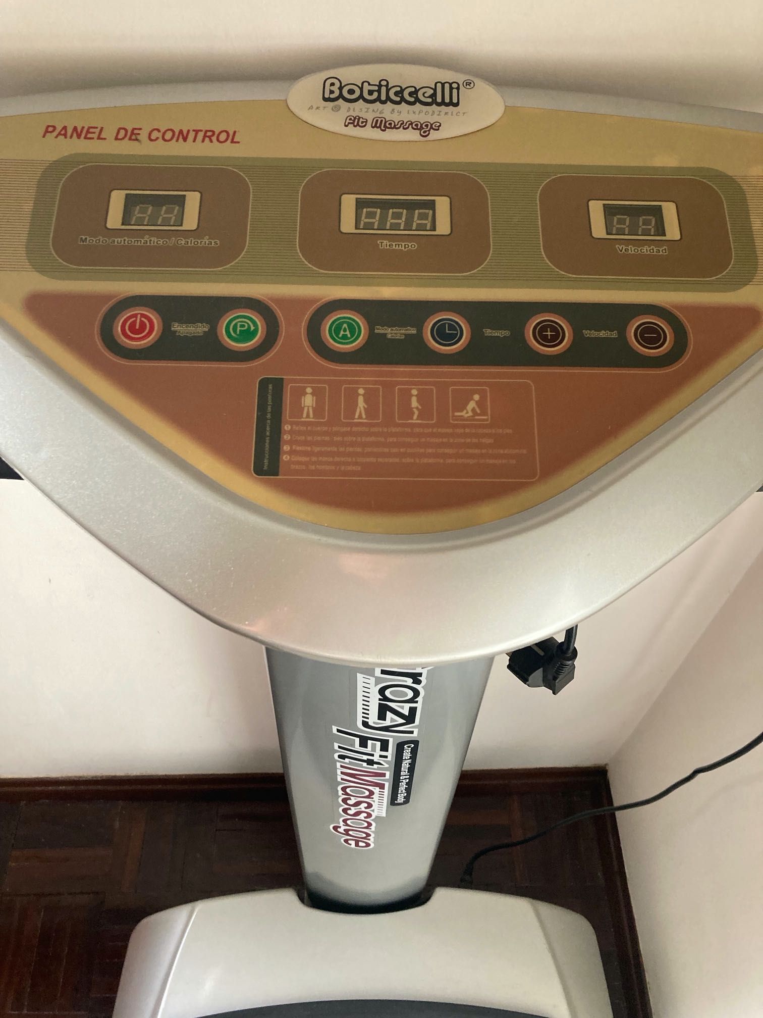 Plataforma vibratória Crazy FitMassage