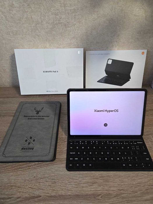 Планшет Xiaomi Pad 6 8/128 + чохол-клавіатура. Заміна ноутбуку!