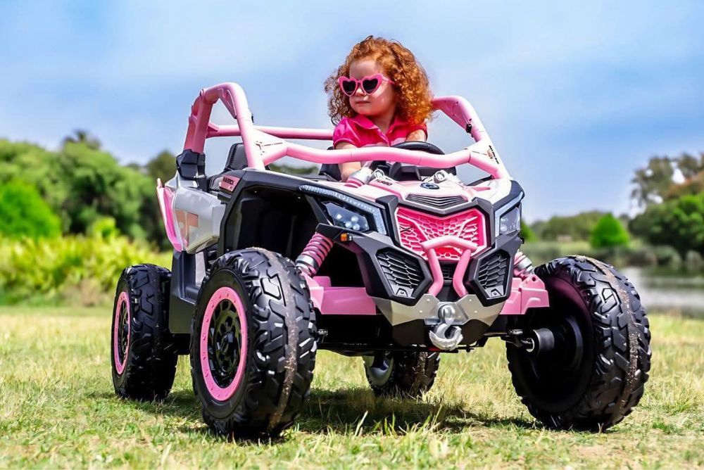 Buggy Maverick Turbo RR terenowy pojazd 24v, 2x280w, pink