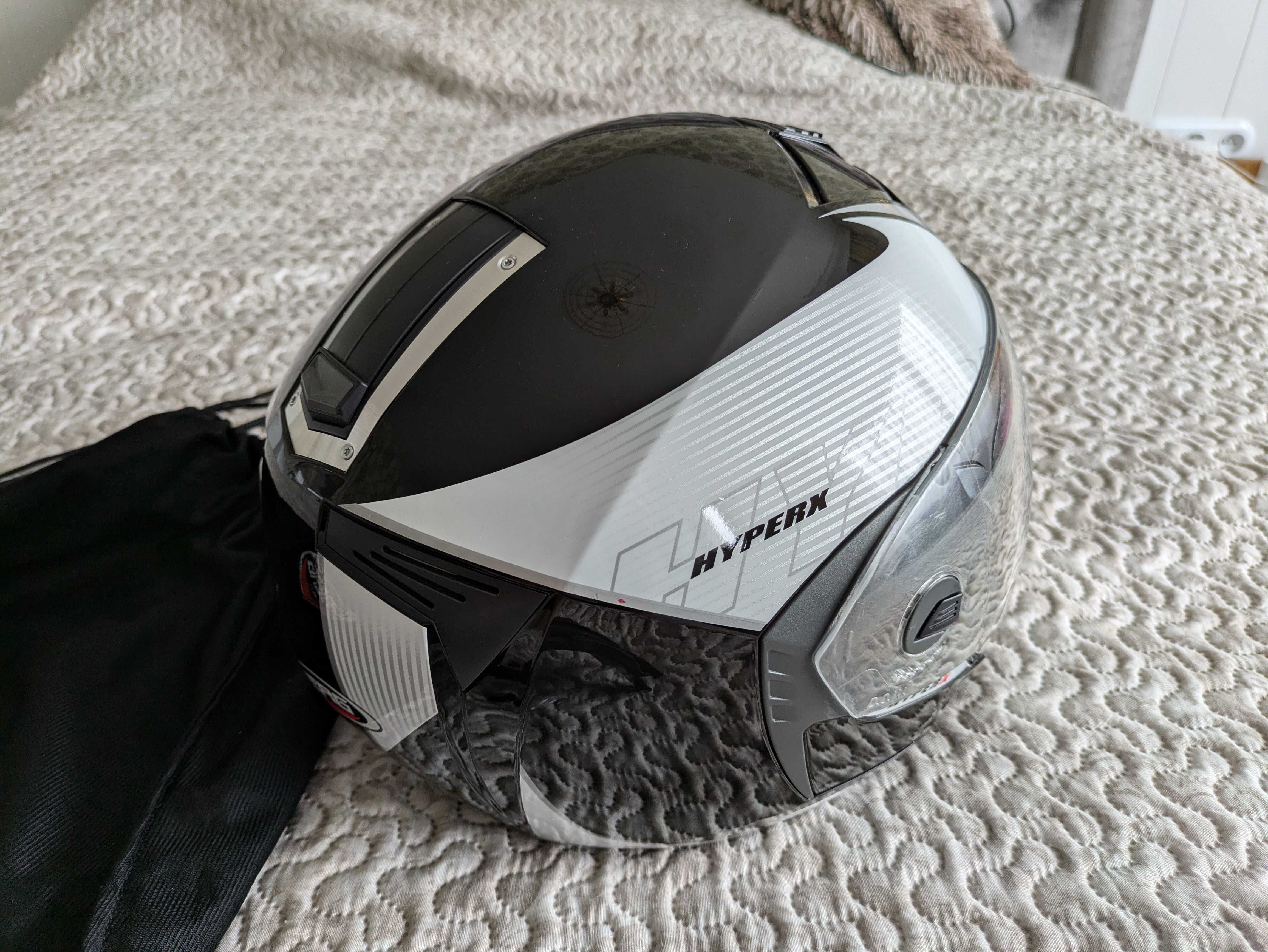 Kask modułowy Caberg HyperX motocyklowy wypinana szczęka rozmiar L