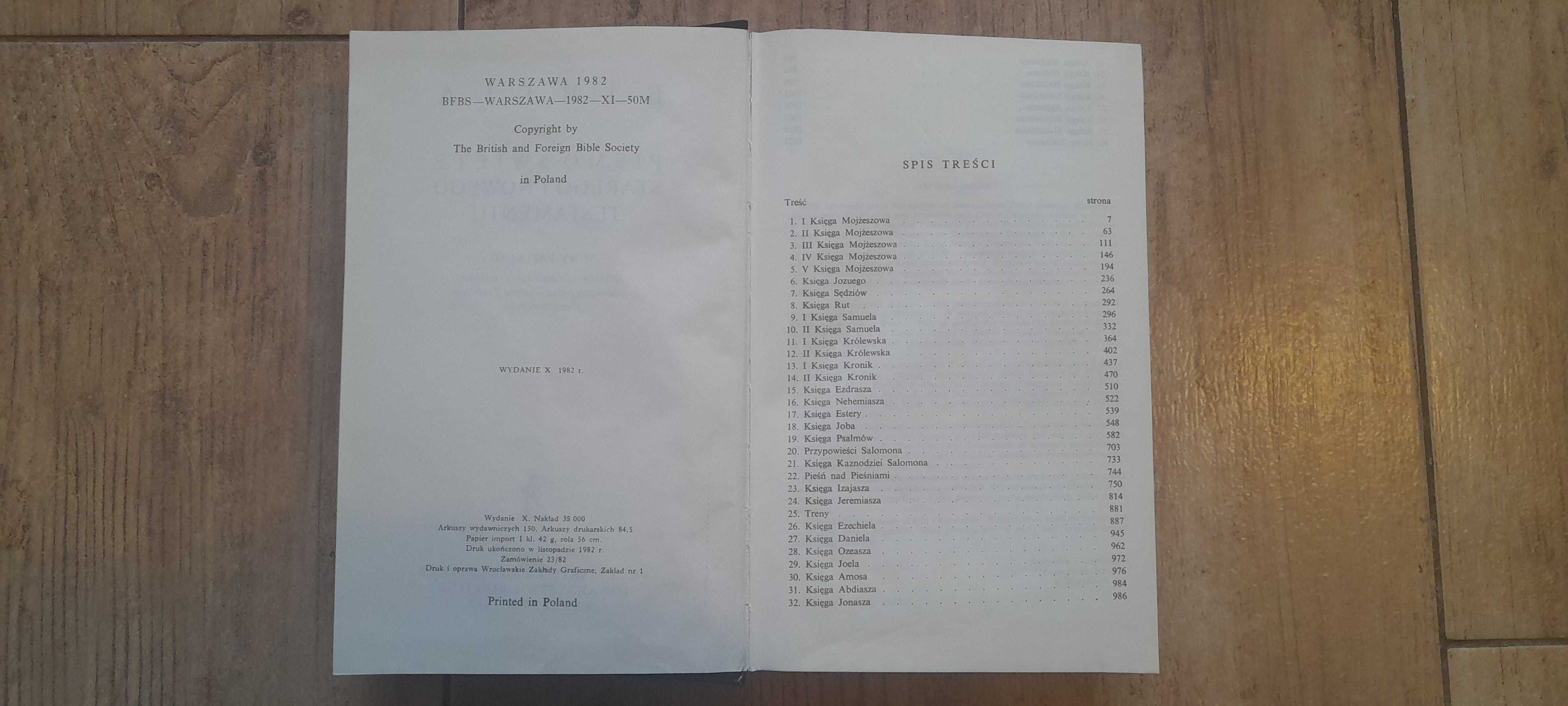 Biblia - Pismo Święte Starego i Nowego Testamentu (BFBS W-wa 1982)