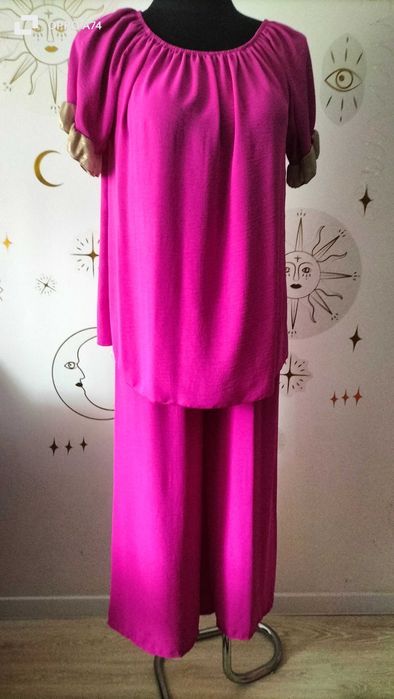 Wikiland Komplet letni wiskozowy Hiszpanka Do 140 cm Biust Biodra