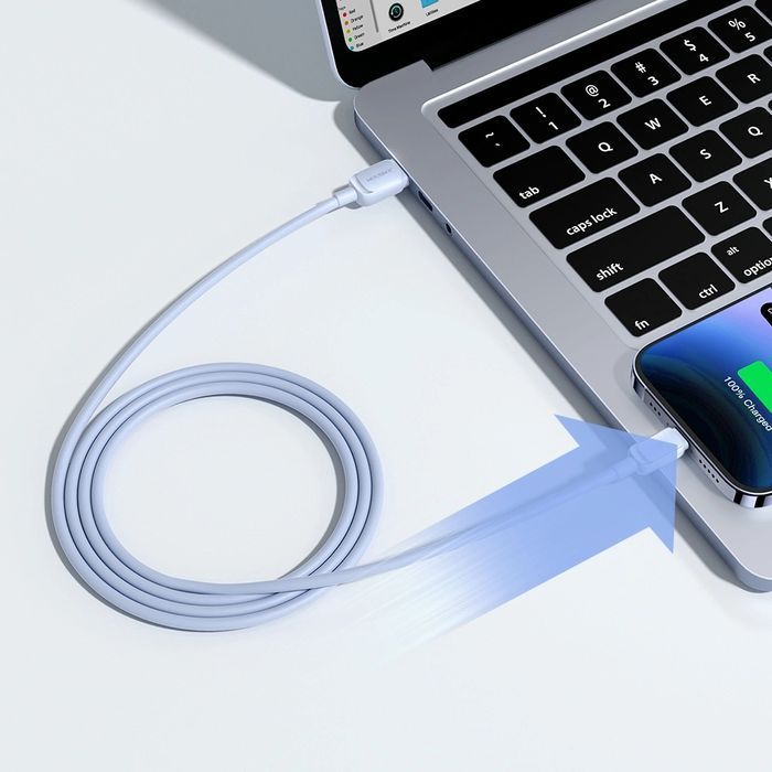 Kabel Lightning - USB 2.4A 1,2m Joyroom S-AL012A14 - niebieski