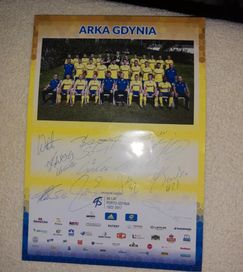 Arka Gdynia autografy