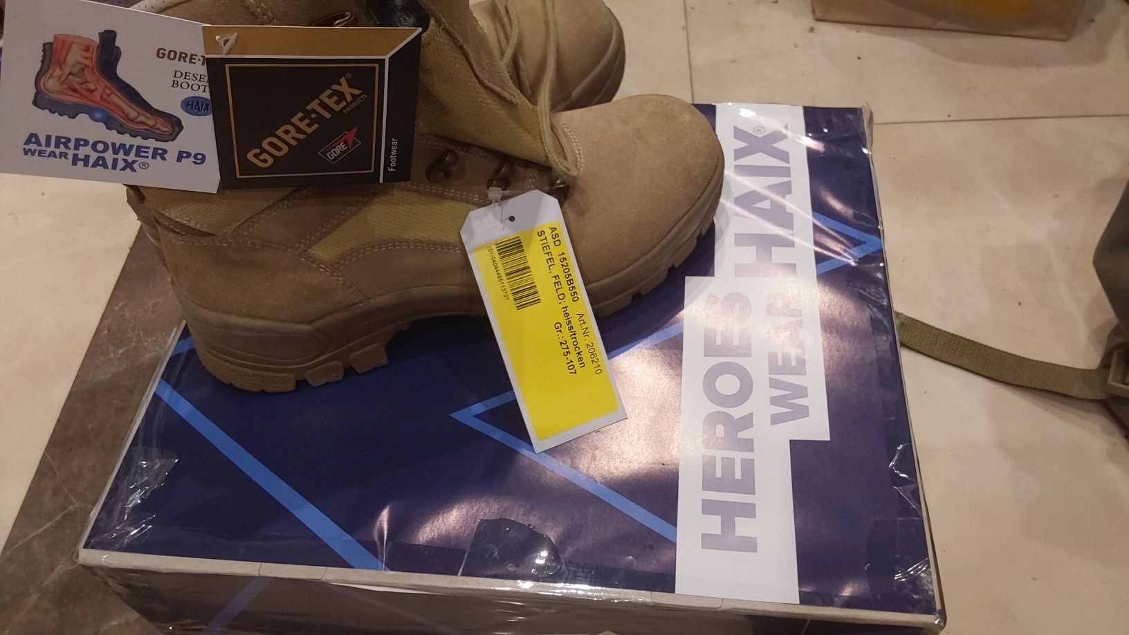 Берци Haix Airpower p9 Gore-Tex Desert Boots оригінал нові літо