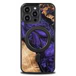 Etui z drewna i żywicy na iPhone 14 Pro Max MagSafe Bewood Unique Viol