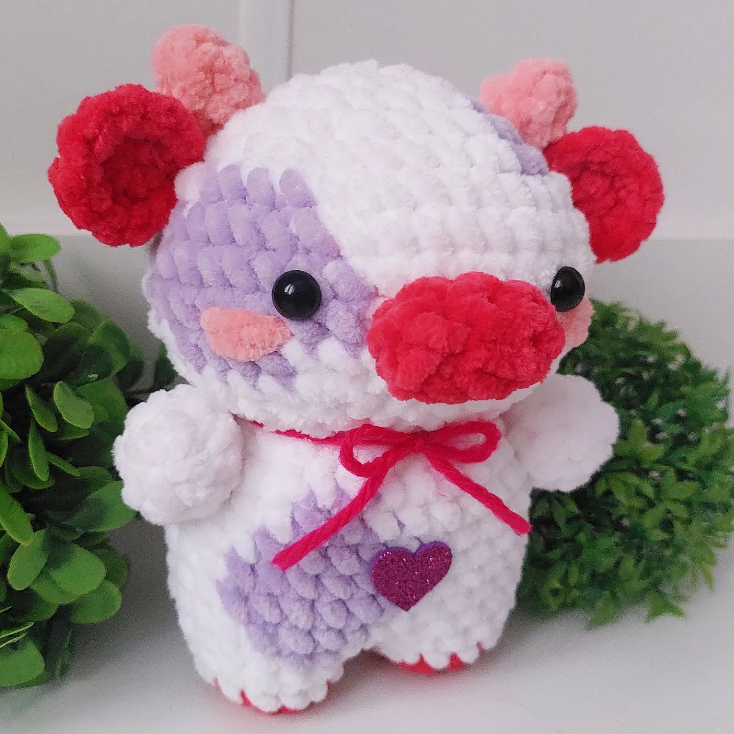 krówka amigurumi pluszak