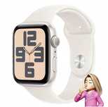 Apple Watch SE 40 mm GPS - Starlight, stan bardzo dobry