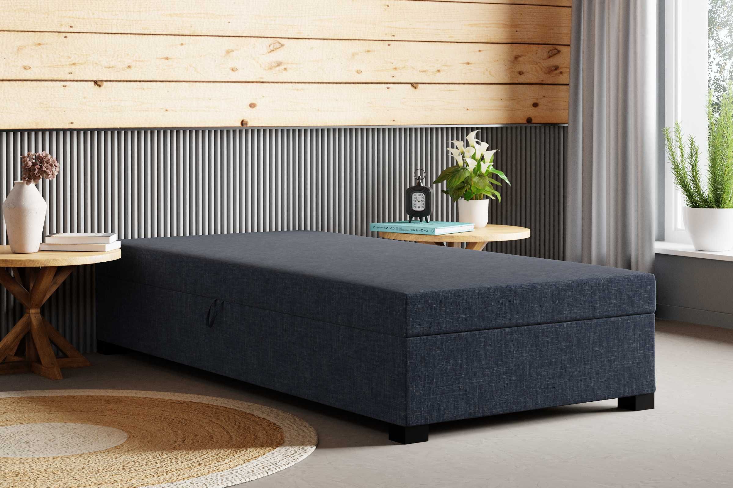 Tapczan Sofa Kanapa Wersalka Łóżko jednoosobowe materac+pojemnik