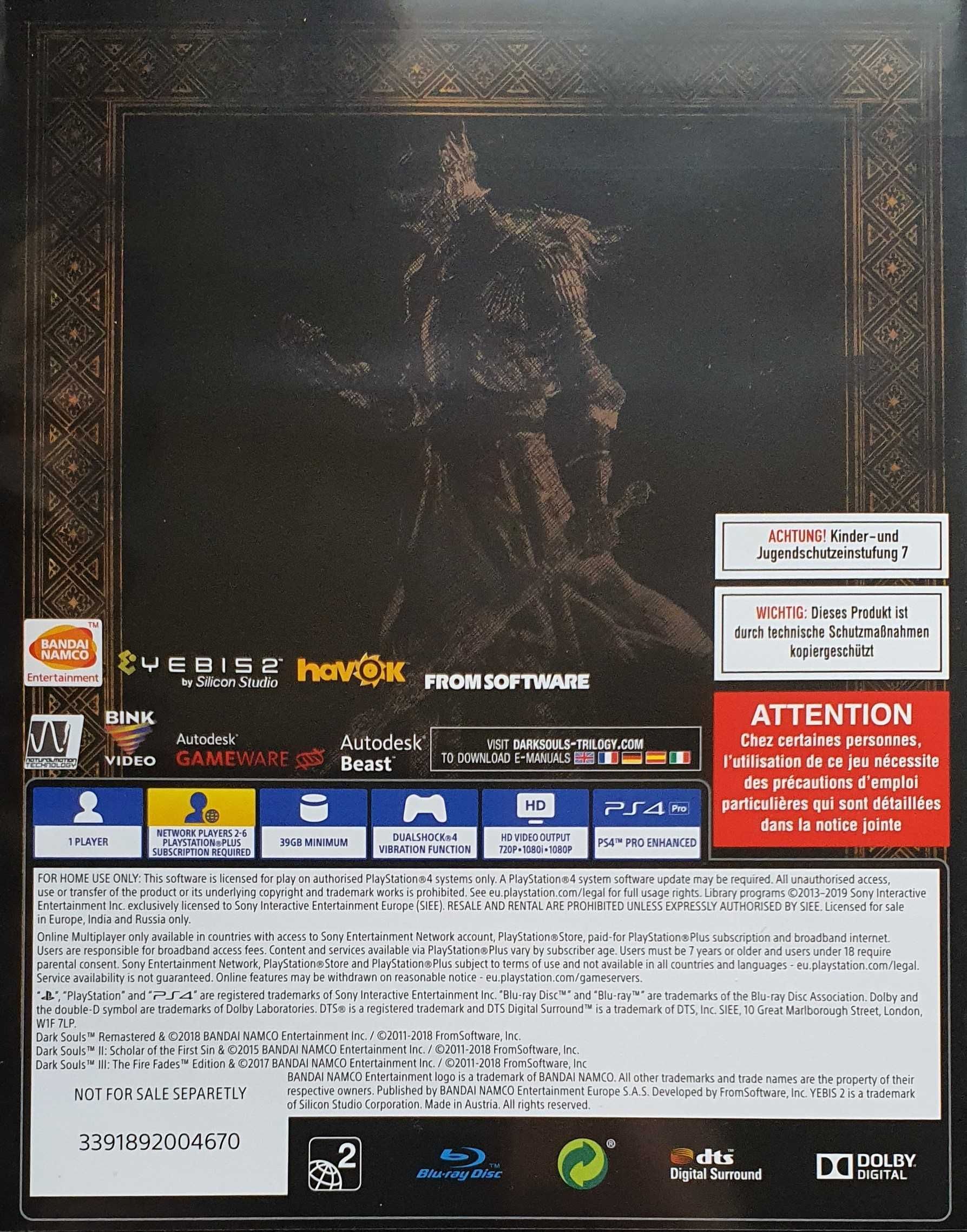 DARK SOULS III 3 THE FIRE FADES GOTY Edition PL Playstation 4 PS5 Nowa