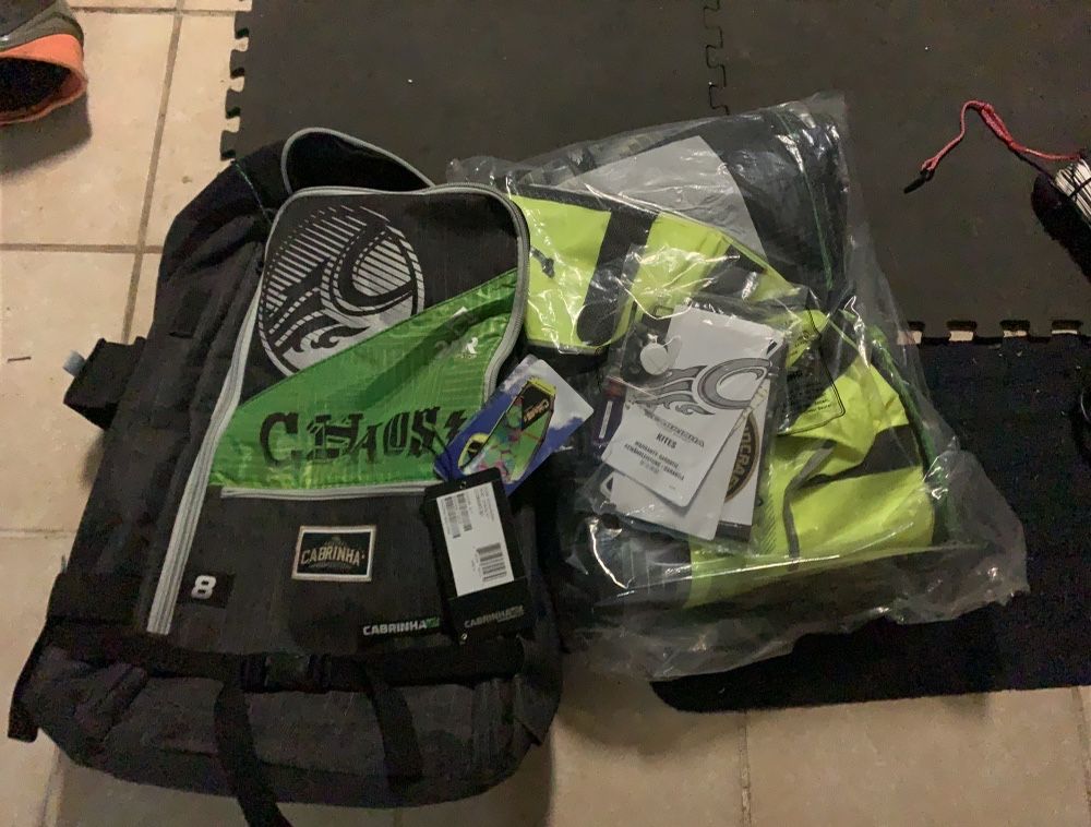 Cabrinha chaos Novo 8 m kitesurf