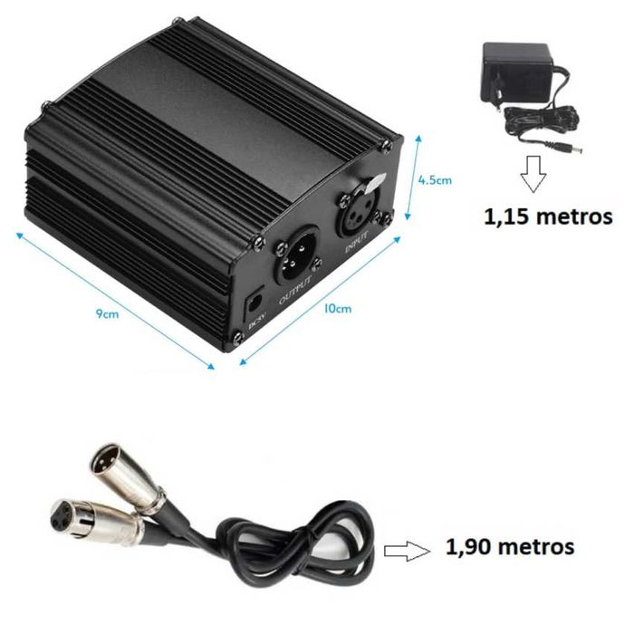 Fonte de Alimentação Phantom 48V - NOVO E COM GARANTIA