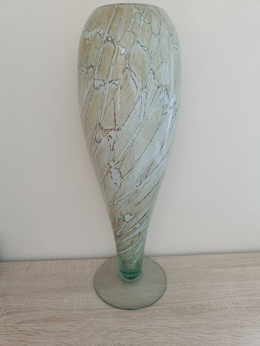Wazon podłogowy Krosno szkło artystyczne 50 cm