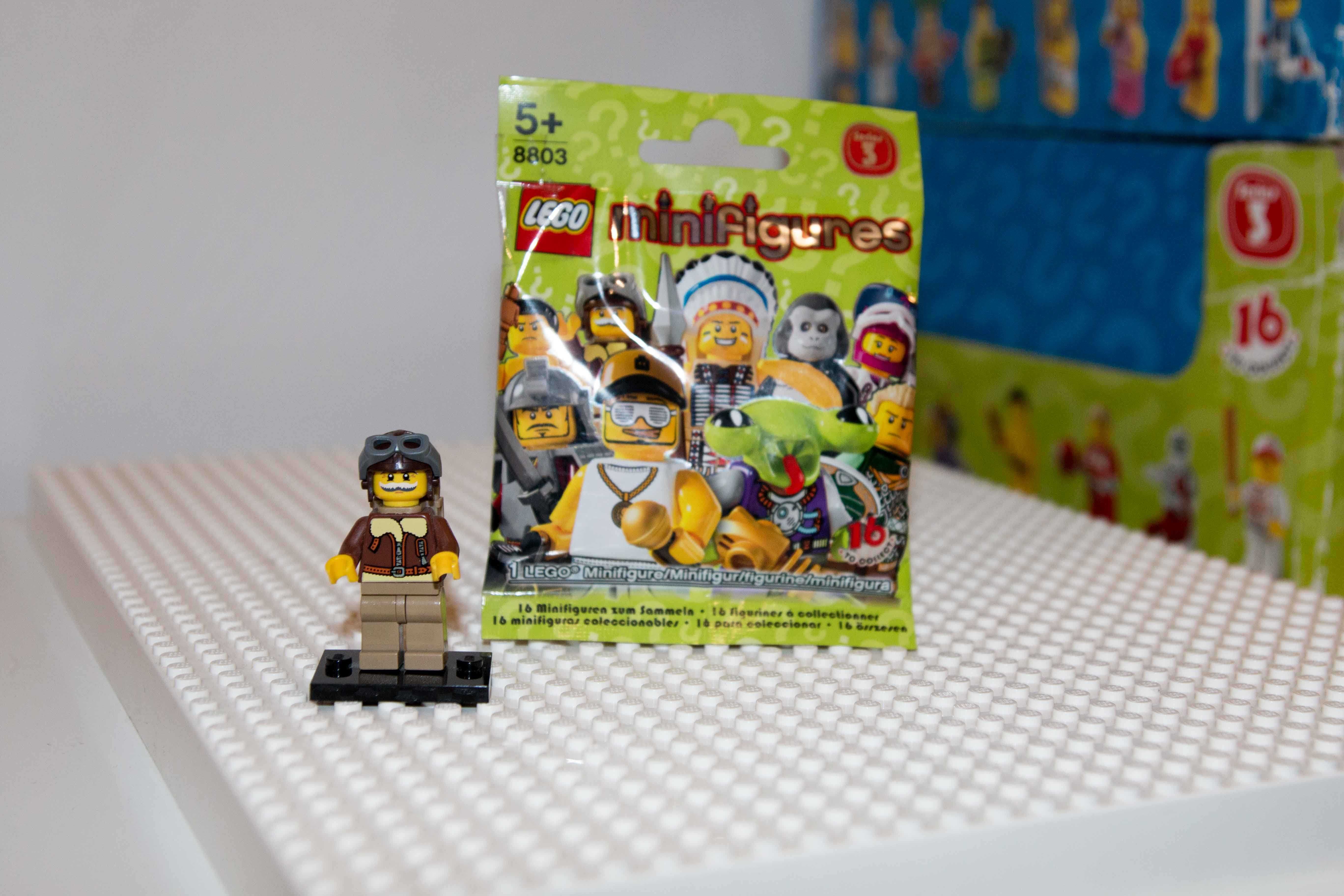 Pilot  (nowy !) - Minifigurki LEGO Seria 3 8803 (2011r)