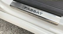 Акция! Накладки на пороги Passat b7/cc USA (пассат б7 Америка)