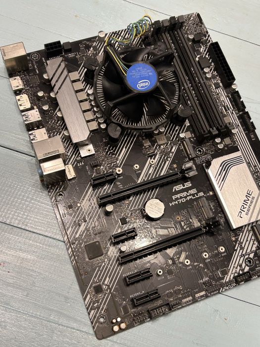 Материнська плата Asus Prime H470 - Plus та процесор Celeron G5905