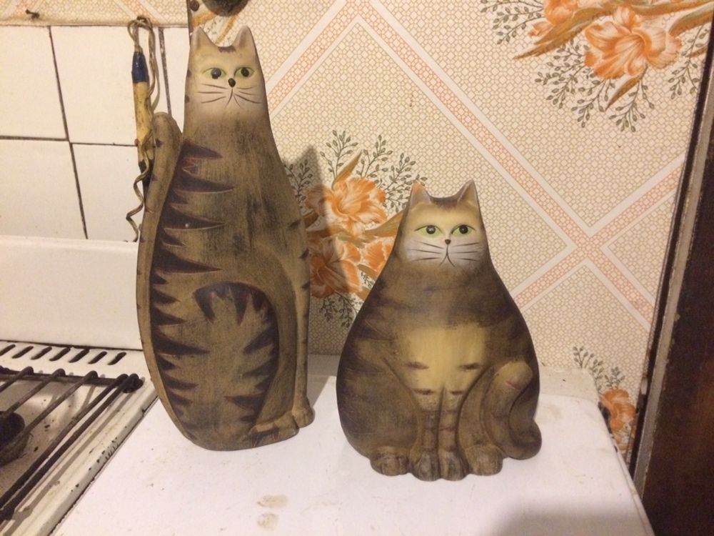 Статуэтка из керамики коты, слоны и другое