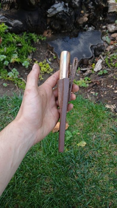 Ręcznie wykuty nóż myśliwski/ nóż edc/Knifemaking.