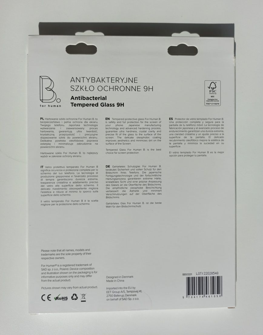 Antybakteryjne szkło ochronne 9H dla iPad 10.2"