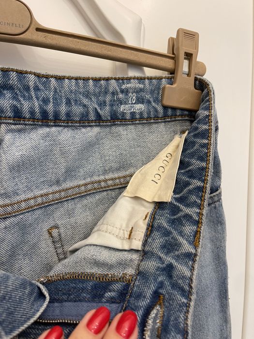 GUCCI piękne spodnie, klasyki jeansowe, stan idealny