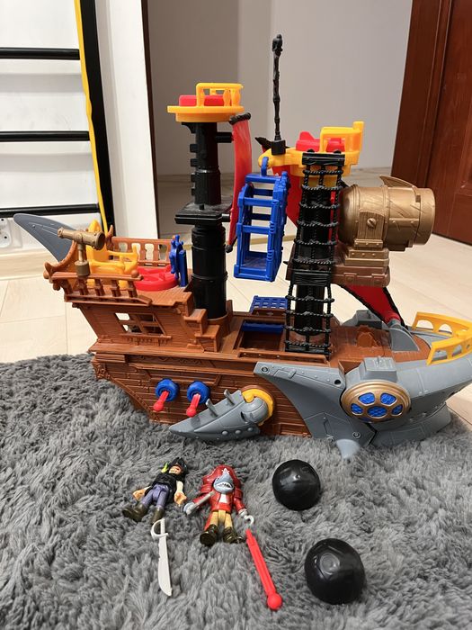Imaginex Fischer Price statek piratów