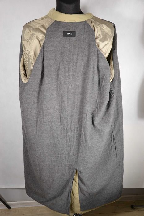 HUGO BOSS Trench Płaszcz Męski 58 Oryginalny Super Stan Bawełna
