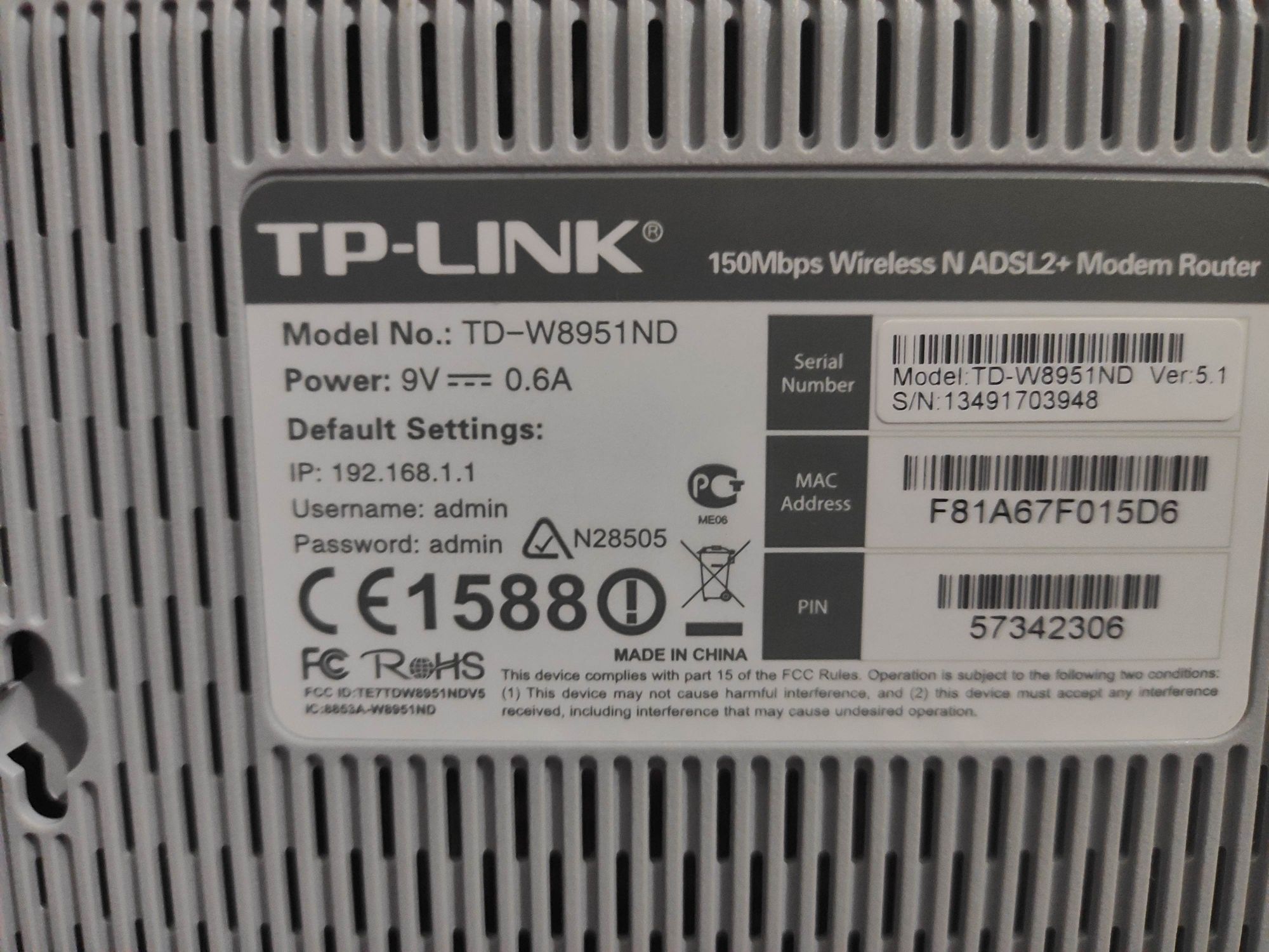 Router tp-link novo