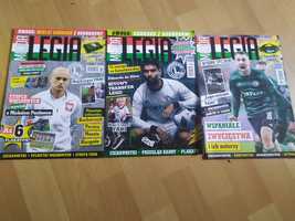 Młoda Legia gazety 3 sztuki numery z 2017 i 2018 r