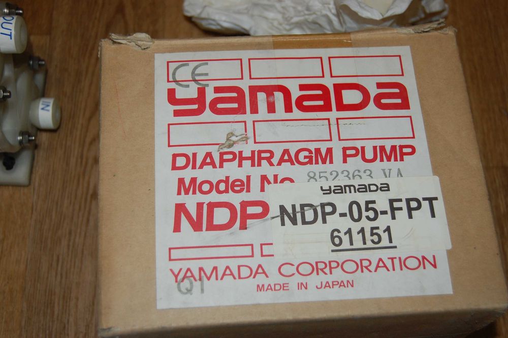 Мембранний пневматичний насос Yamada NDP-5FPT