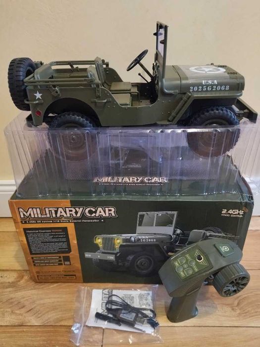 Duży model WILLYS JEEP 1/10 RC 4WD RTR - super - polecam!