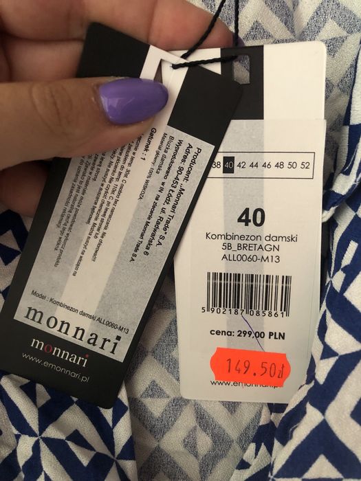 Kombinezon w geometryczne wzory