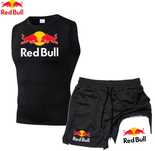 Red Bull koszulka bezrękawnik + spodenki