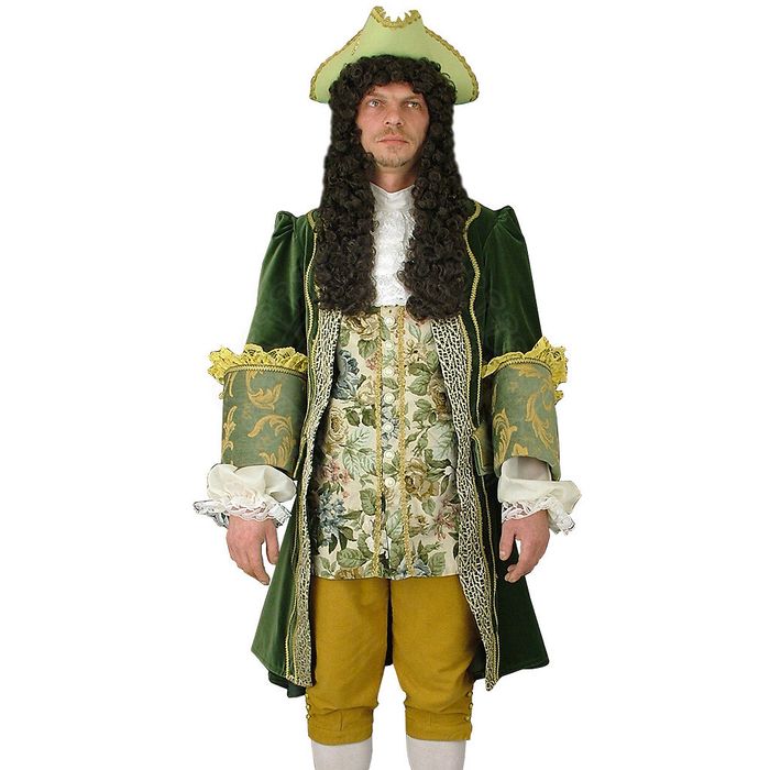 Pełna sukienka w stylu rokoko