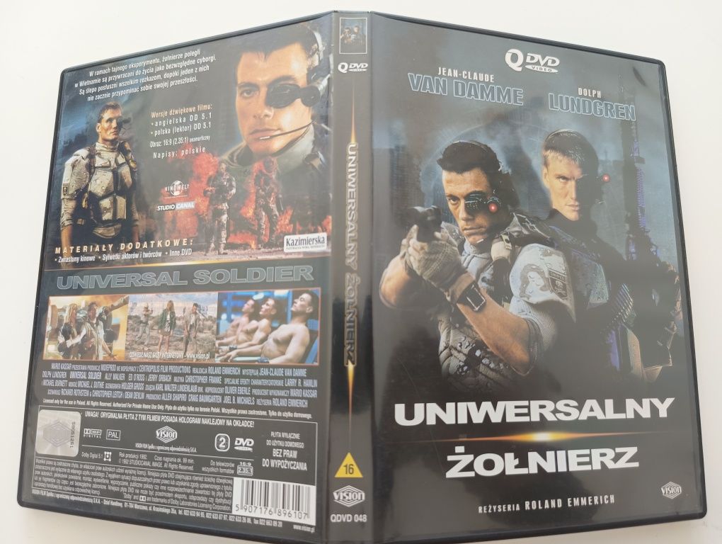 Uniwersalny żołnierz, unikat DVD, polska wersja językowa