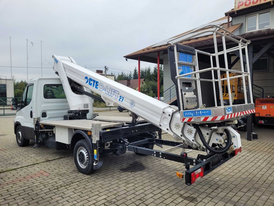 iveco podnośnik koszowy zwyżka 27 m cte b-lift 27 m ruthmann multitel