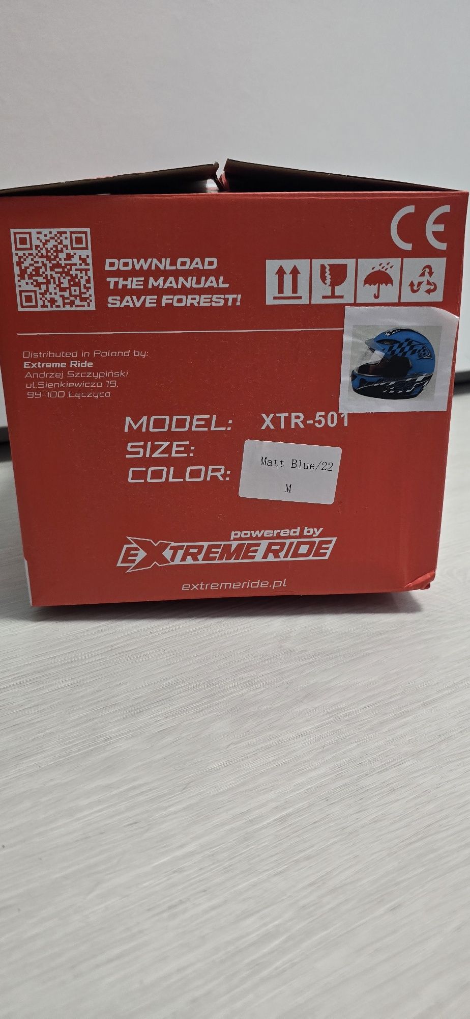 Kask dziecięcy XTR-501 niebieski