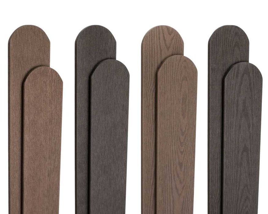 PACO SZTACHETA ogrodzeniowa kompozytowa 1m-1,25m prosta zaokrąglona