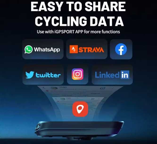 Licznik rowerowy BSC100s bezprzewodowy GPS IGPSPORT komputer