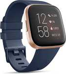 Opaska / Pasek Braders do Fitbit Versa / Versa 2 / Versa Lite granatow