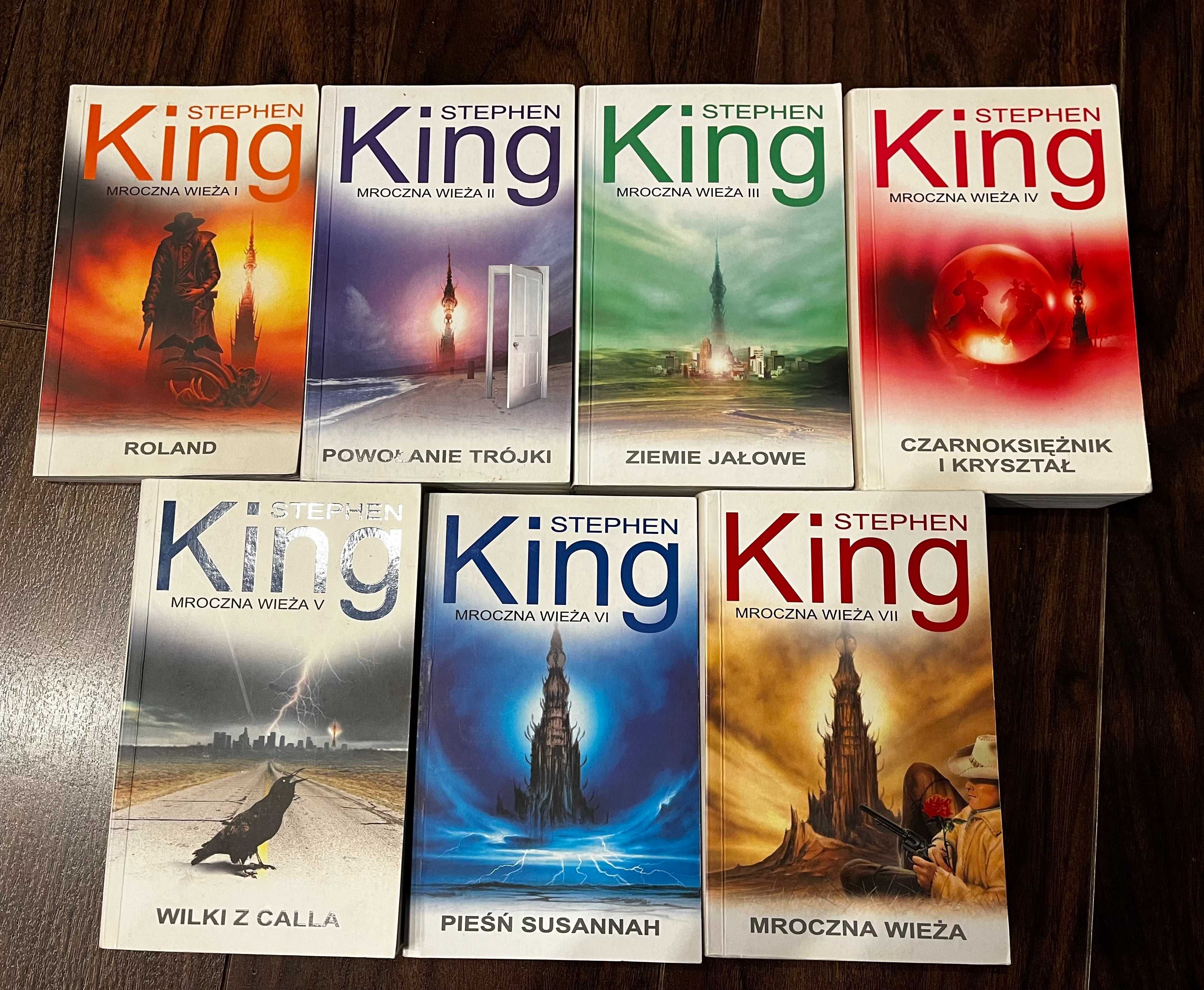 Stephen King - Mroczna Wieża, tom 1-7