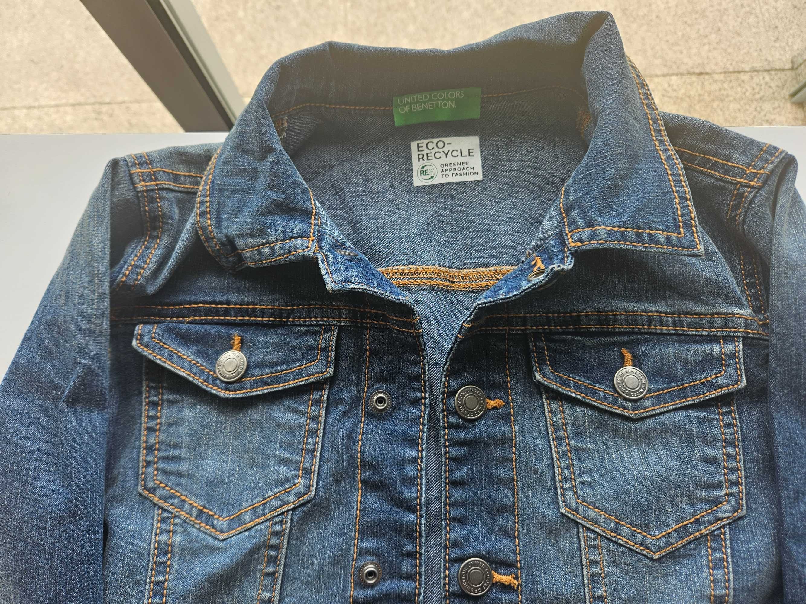 Casaco original ganga Benetton de menino 8/9 anos
