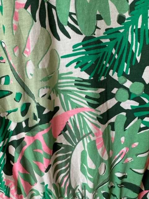 sukienka na lato w zielone liście rozm 152 cm Cool Club