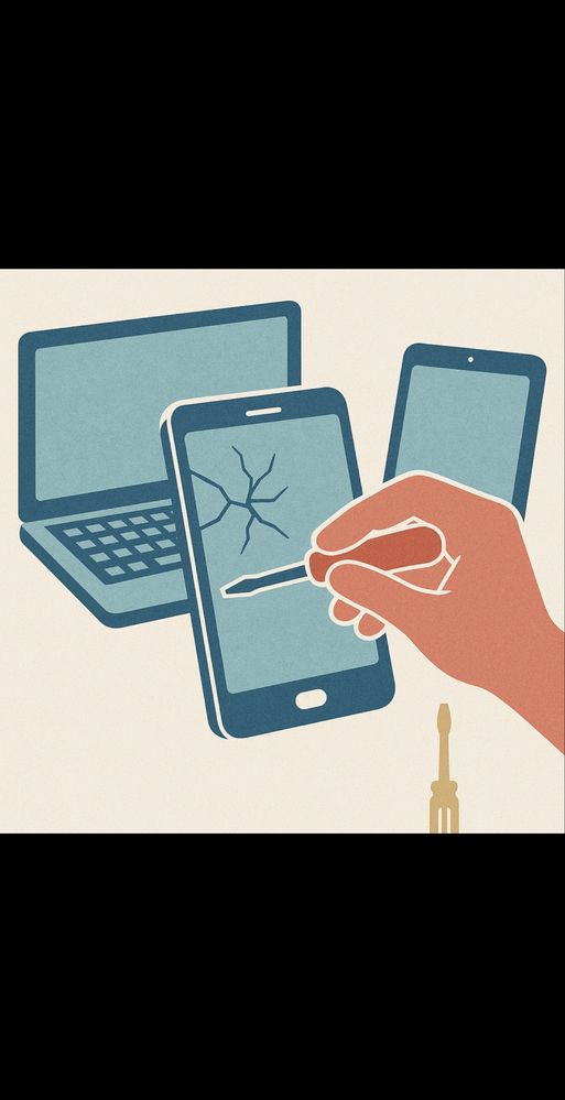 Reparações e formatacões de telemoveis, computadores e tablet’s.