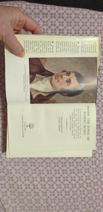 Книги англійською мовою Вірші та пісні Роберта Бернса 1955 р