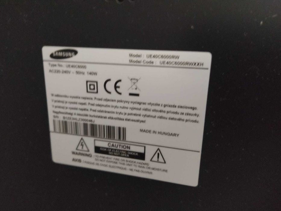 Telewizor Samsung 40 cali (UE40C6000)
