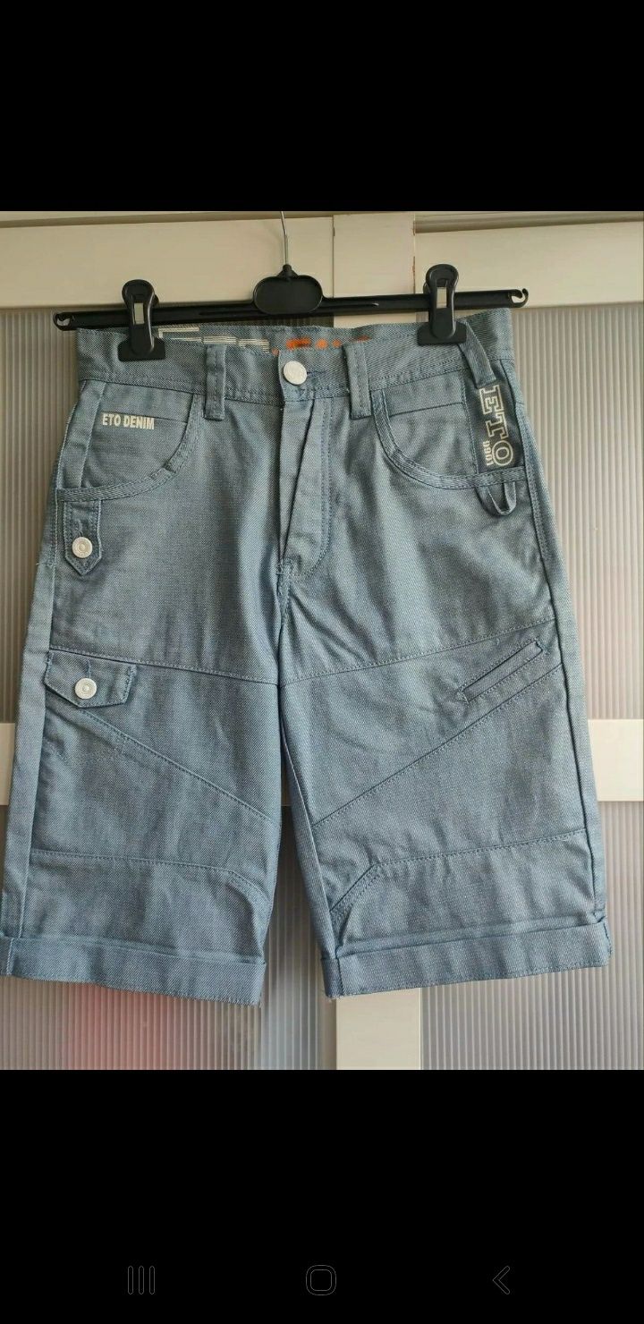 Szorty ETO Jeans,rozmiar S,męskie