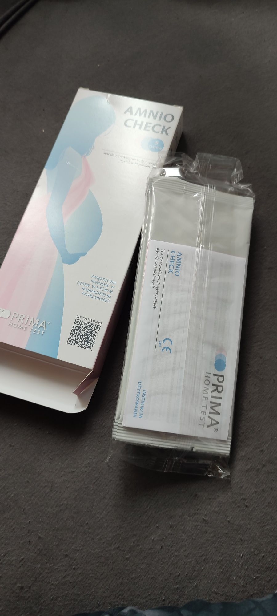Amniocheck amnio check test wyciek wód płodowych w ciąży nowe całe 5