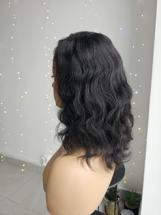 Peruka naturalna Gloria fale lace front włosy naturalne w 100%